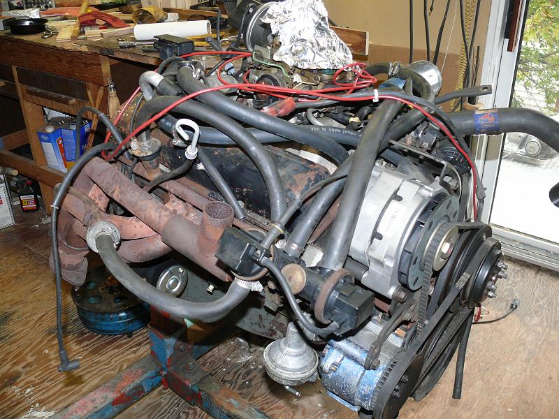 P1170916.JPG - The engine in the shop.