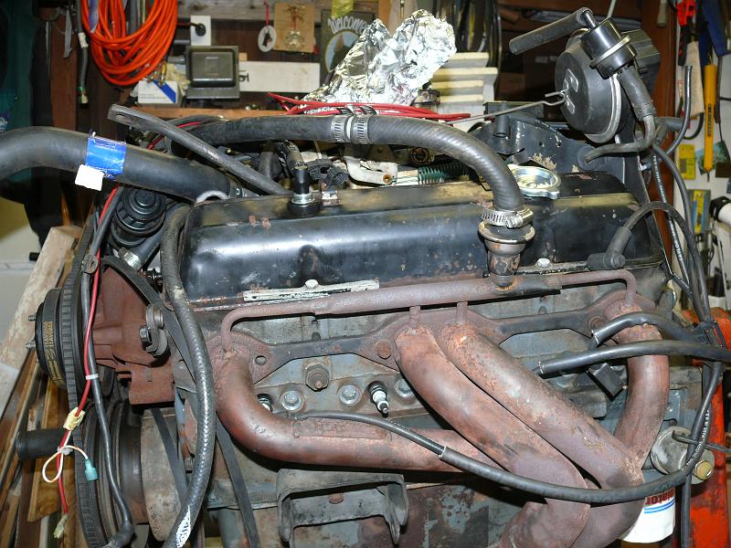 P1170921.JPG - These are the exhaust headers Win had so much trouble with when removing the engine.