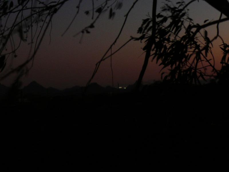 P1150864.JPG - Win could hear coyotes yipping in the distance over the drone of crickets.  There were thousands of stars in a black sky and hardly a man made sound.  Add to that a soft warm breeze and life stood still and finally at peace…